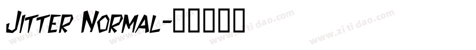 Jitter Normal字体转换